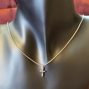 Sterling Silver Cross Pendant Necklace